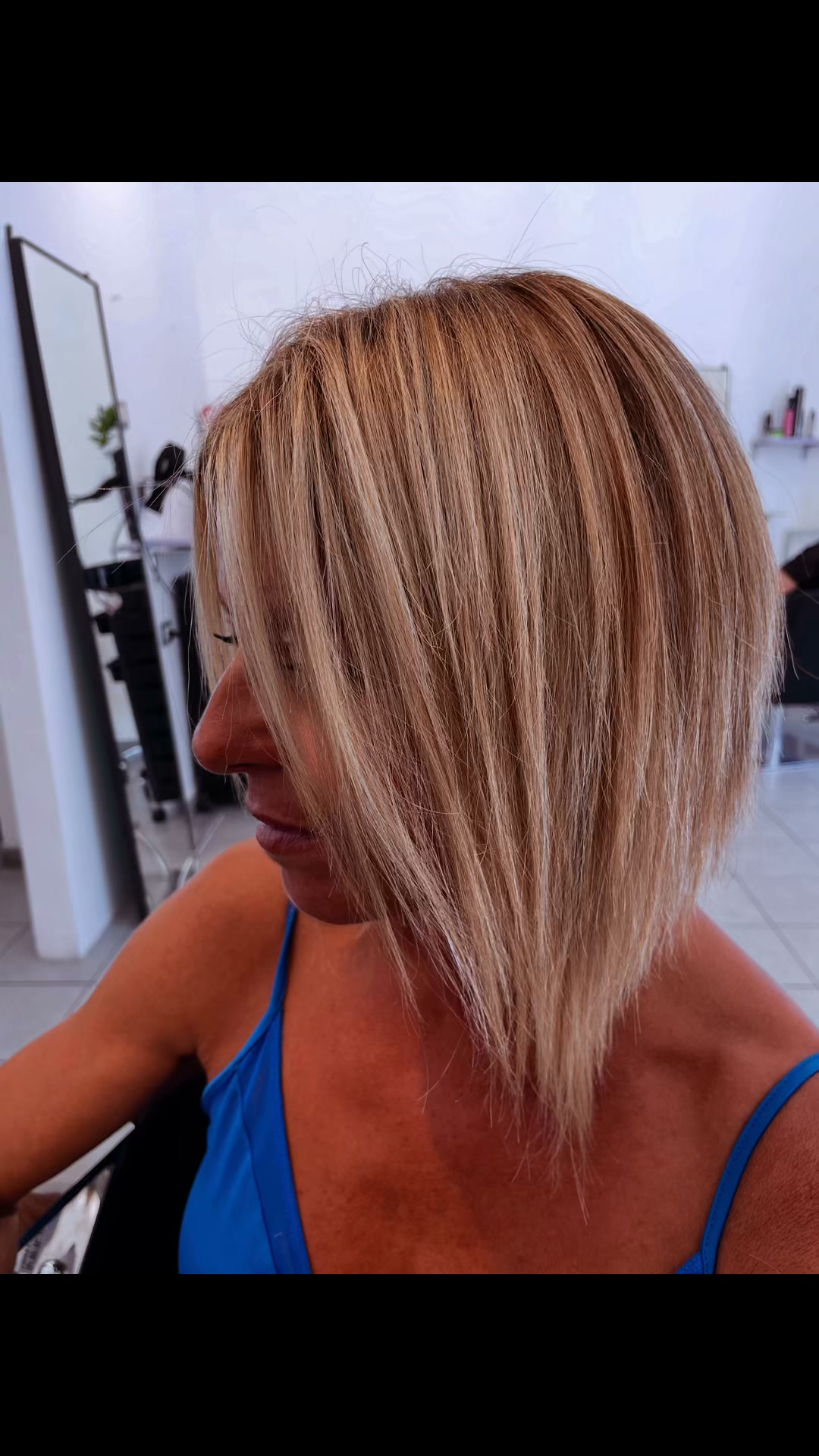 Schiariture naturali su capelli medi, Brunì Cecina